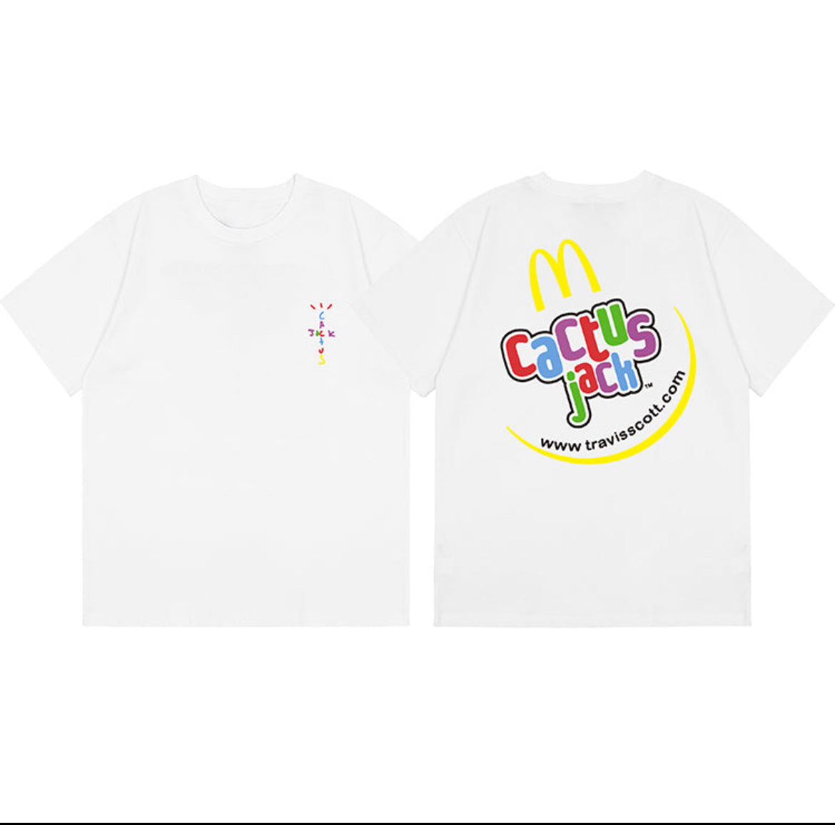 Travis Scott x McDonald's T-Skjorte "Happy"