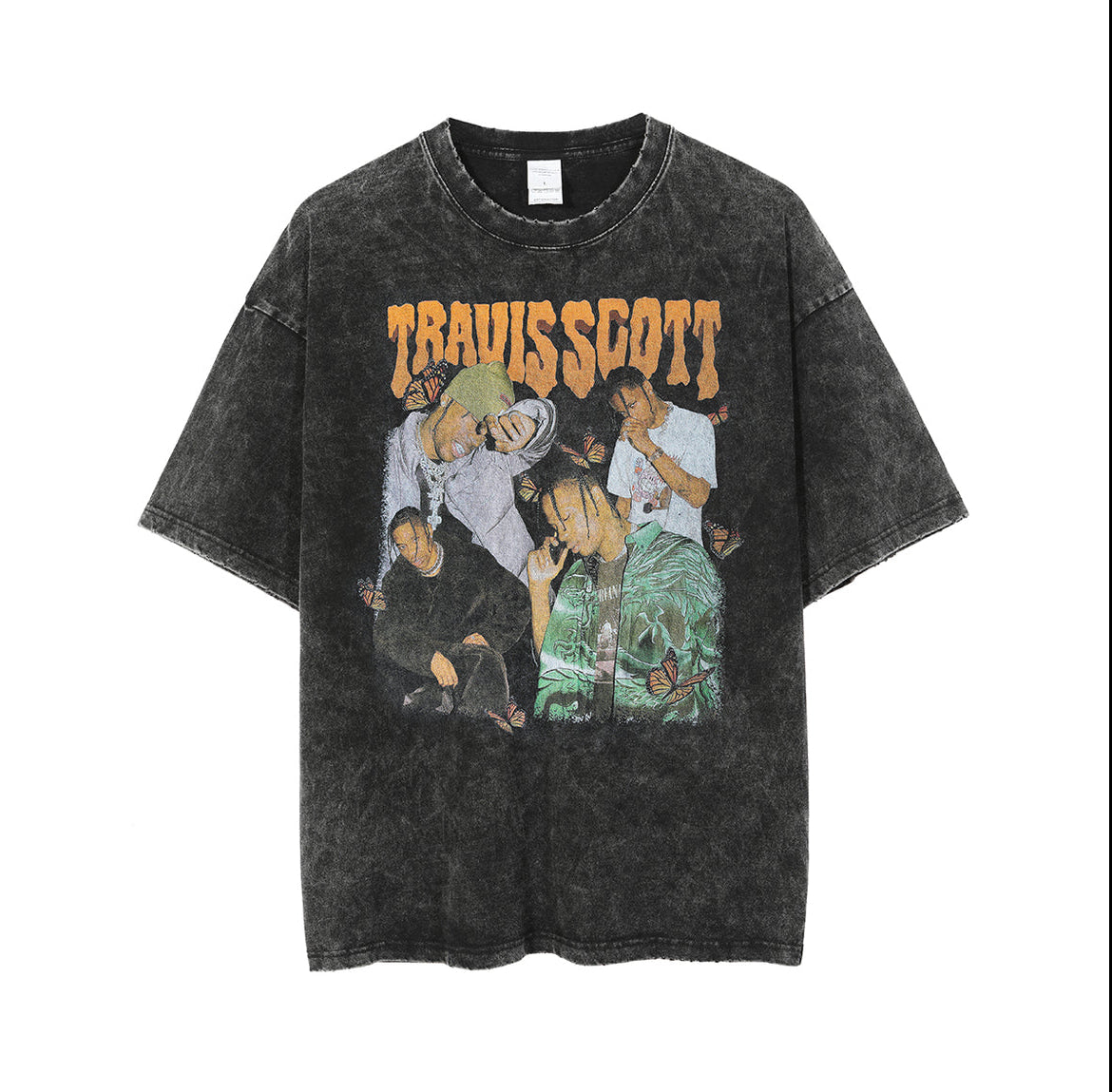 Travis Scott Vintage T-skjorter «Washed»