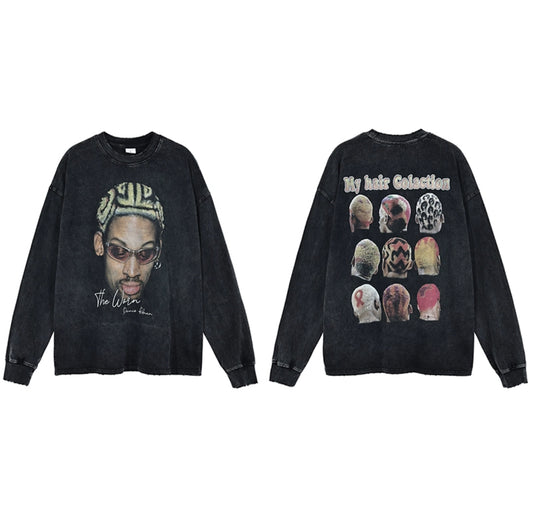 Dennis Rodman Vintage Crewneck Genser