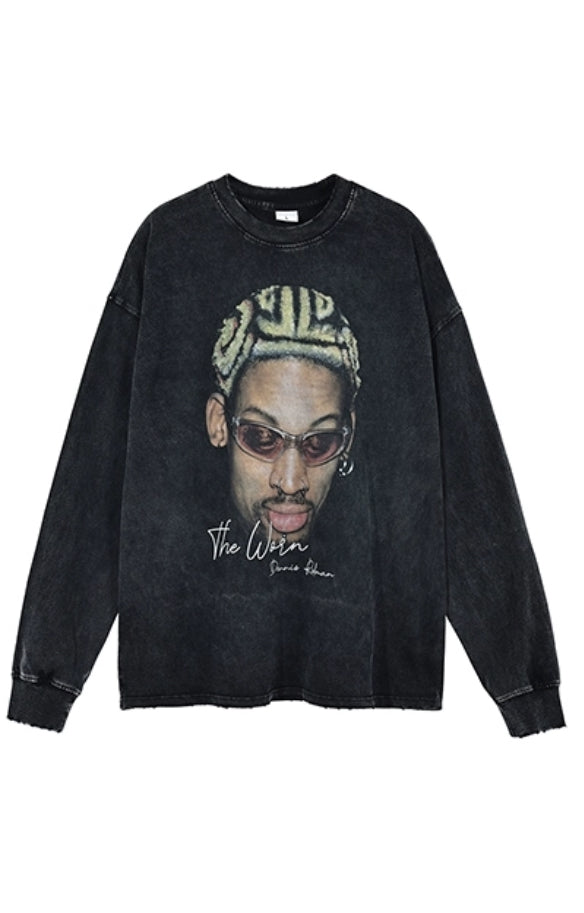 Dennis Rodman Vintage Crewneck Genser