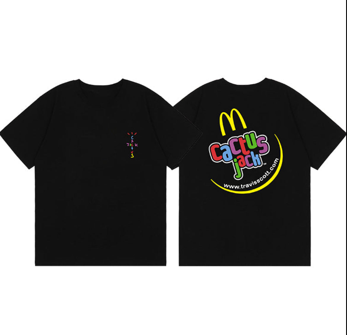 Travis Scott x McDonald's T-Skjorte "Happy"