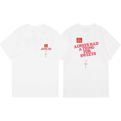 Travis Scott x McDonald's T-Skjorter "Always Had A Thing For Sweets"