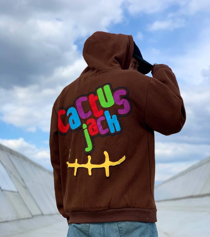 Travis Scott x McDonald's Genser Brun "Cactus Jack"