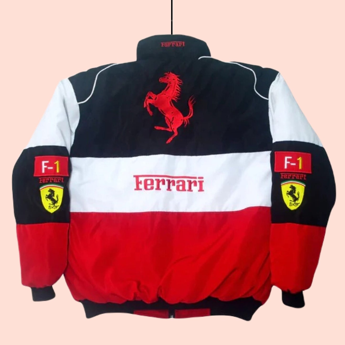 Ferrari Formula 1 Jakke Hvit/Rød/Svart