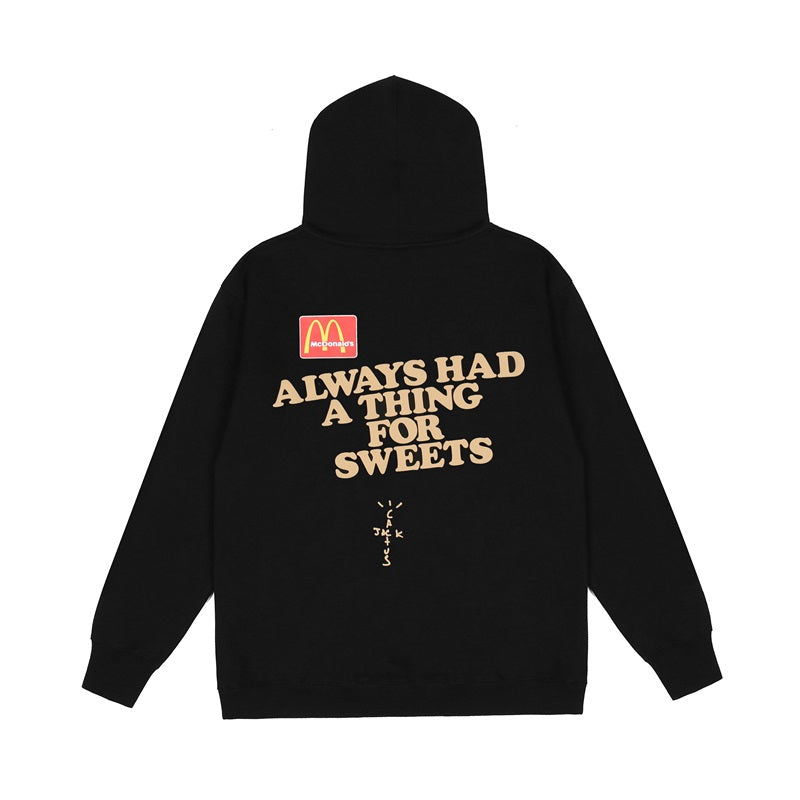 Travis Scott x McDonald's Genser Svart "Always Had A Thing For Sweets"