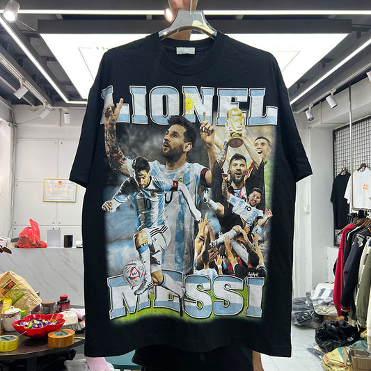 Lionel Messi Vintage T-skjorte "Argentina"