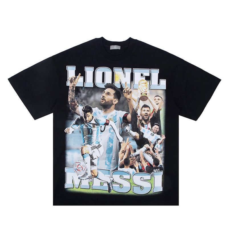 Lionel Messi Vintage T-skjorte "Argentina"