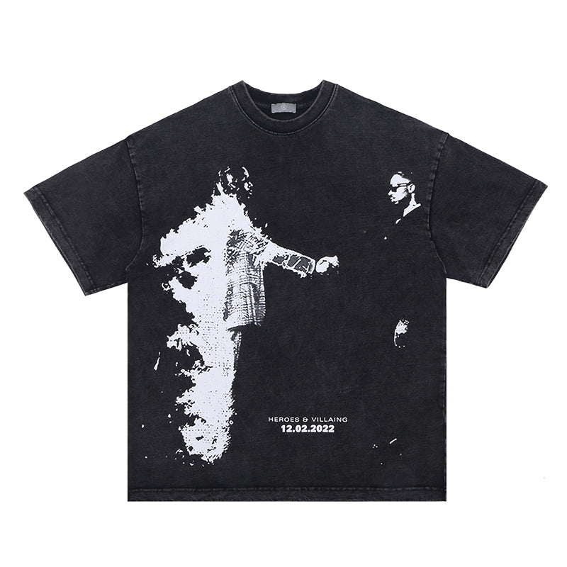 Metro Boomin "Heroes & Villains - When God is the only one watching" Vintage T-skjorte