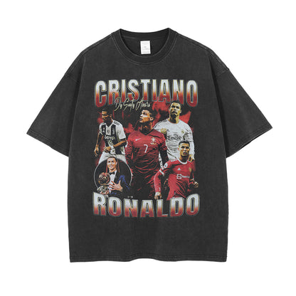 Cristiano Ronaldo Vintage T-skjorte