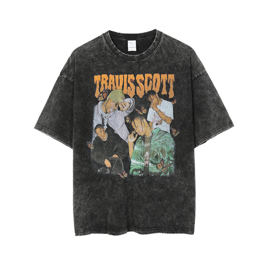 Travis Scott Vintage T-skjorter «Washed»