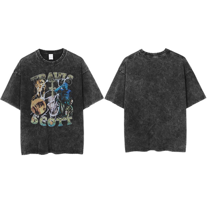 Travis Scott Vintage T-skjorter «Washed»